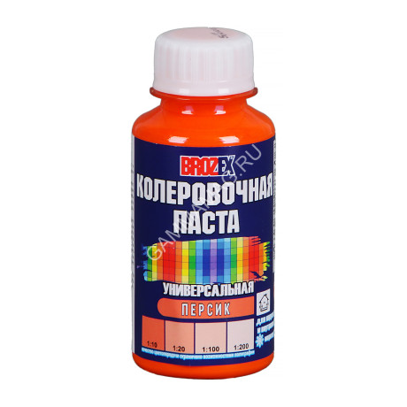 Колер паста персик №05 0,1 л BROZEX *6/108