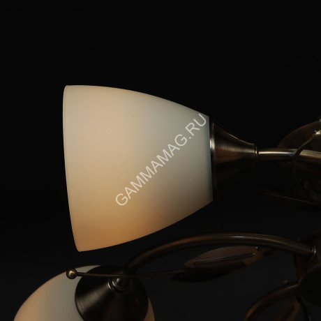 Люстра N2395/5 AB 5*40W E27 (h=200 d=540) VERNER LIGHTING *1