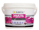Эмаль для радиаторов акриловая белая 2,4 кг Лакра *1/144