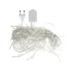 Гирлянда Занавес 1,5*1м 180LED белый теплый 8 режимов прозрачная нить 220V IP20 3584223 *1/60