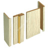 Коробка ПВХ телескопическая КЕДР СВЕТЛЫЙ 80*2050мм с УПЛОТНИТЕЛЕМ BROZEX-WOOD *2