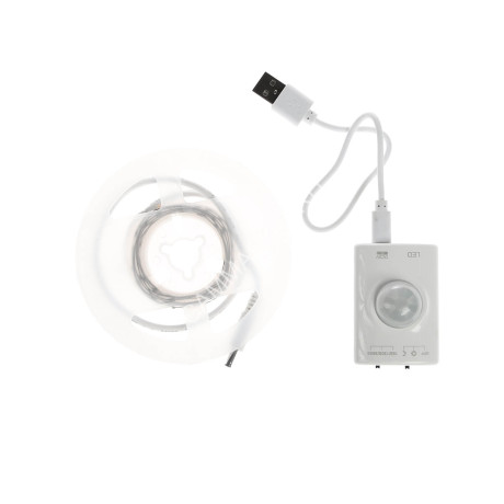 Лента светодиодная 1м 3,0К 2,4Вт/м IP20 SMD2835 аккум д/движ д/освещ SQ0331-0503 TDM *1