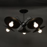 Люстра N3496/5 BK 5*4W E27 220V filament bulb (q-680;h-300) VERNER LIGHTING *1