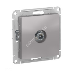 Механизм розетки "ATLAS DESIGN" TV оконечный 1DB алюминий SchE ATN000391 *10/60