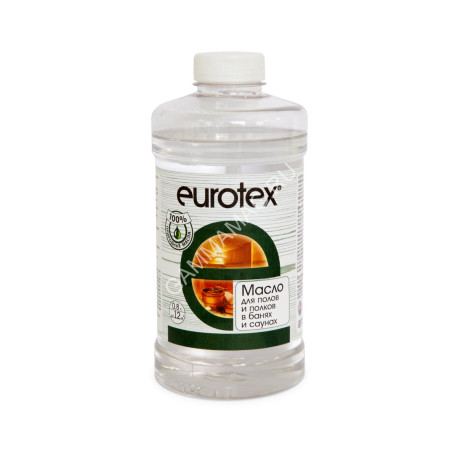 Масло для полка 0,8 кг Еurotex-сауна *1/6/336