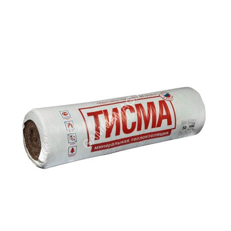 Теплоизоляция "ТИСМА TR043" минерал. (8300*1200*50/19,92м2 0,996м3) *5/40