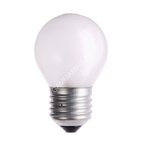 Лампа накаливания 40W Е27 шар матовая Navigator 94311 *10/100