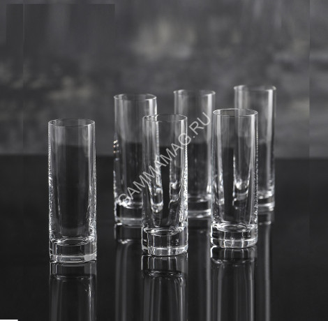 Набор бокалов стекло "BOHEMIA" "Барлайн" 50мл 6шт высокий 25089/50 "KRYSTALEX" *1/8