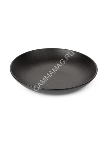 Тарелка фарфор. Domenik "Rock Black" глубокая d20см DM8021 *6/24