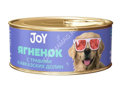 Joy 0,1кг ягненок и цыплёнок беззерновой влажный для взрослых собак мелких пород (811955)