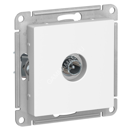 Механизм розетки "ATLAS DESIGN" TV оконечный 1DB белый SchE ATN000191 *10/60