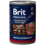 Brit Premium by Nature 0,41кг мясное ассорти потрошки консервы для взрослых собак всех пород (51137)