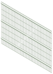 Панель заборная ПРЕГРАДА 3 V3 2700*1740 яч.55х235 3мм Zn+ПП RAL6005 (зеленый) *1/100