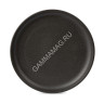 Тарелка фарфор. Domenik "Rock Black" мелкая d21см DM8022 *6/24