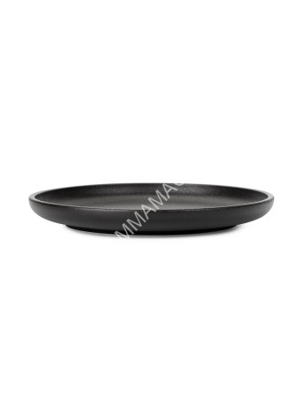 Тарелка фарфор. Domenik "Rock Black" мелкая d21см DM8022 *6/24
