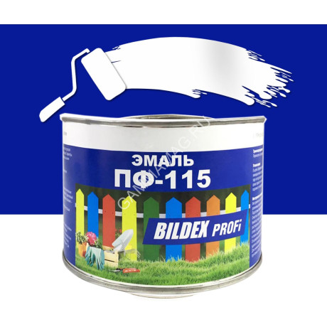 Эмаль ПФ-115 белая 10 кг BILDEX *1/55