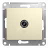 Механизм розетки "Glossa" 1-м. TV 1DB бежевый GSL000291 *10