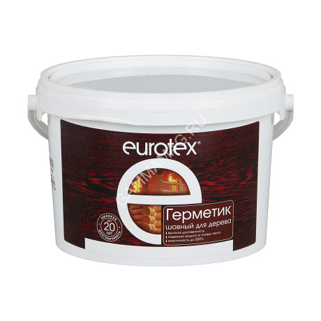 Герметик акриловый шовный для дерева Еurotex Палисандр 3 кг (Москва) *1/120