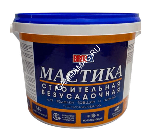 Мастика строительная безусадочная 2,5 кг BROZEX *4/224