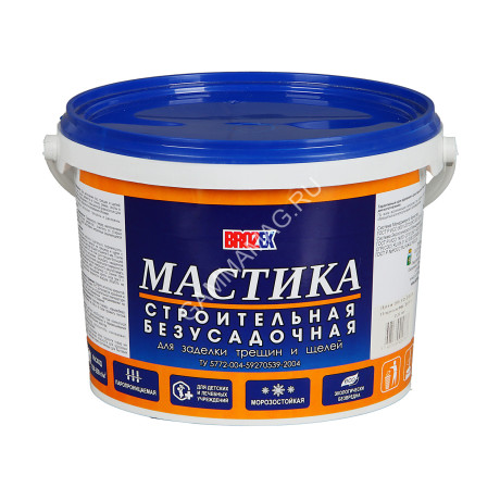 Мастика строительная безусадочная 2,5 кг BROZEX *4/224