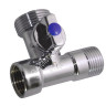 Кран для бытовой техники 1/2"(_15)х3/4"(_20)х1/2"(_15) М/П/П шаровой CTM аналогДШ906 CA3N1234 *1/10