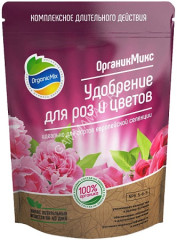 Удобрение для роз и цветов 850гр ОрганикМикс *10