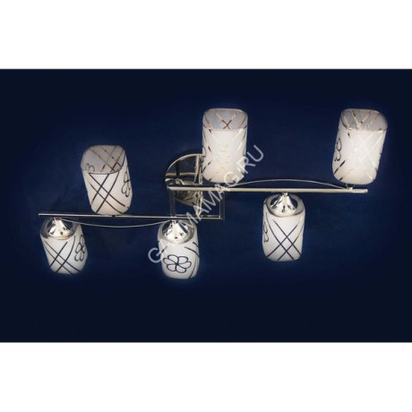 Люстра K1689/6 Мираж 6*60W E27 (h=160, w=420, l=650) S=24м2 VERNER LIGHTING *1