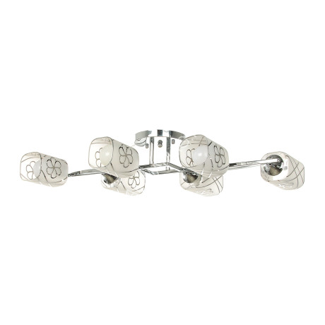 Люстра K1689/6 Мираж 6*60W E27 (h=160, w=420, l=650) S=24м2 VERNER LIGHTING *1