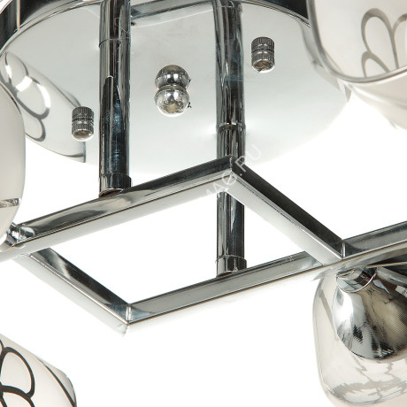 Люстра K1689/6 Мираж 6*60W E27 (h=160, w=420, l=650) S=24м2 VERNER LIGHTING *1