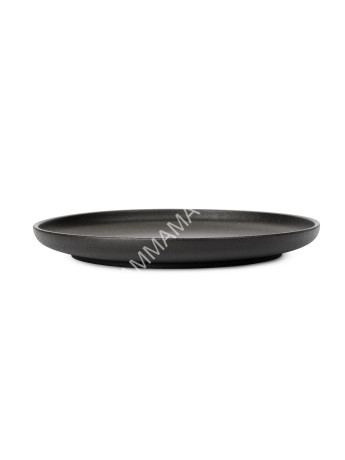 Тарелка фарфор. Domenik "Rock Black" мелкая d26см DM8020 *6/24