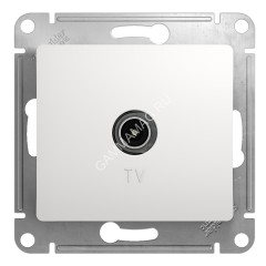 Механизм розетки "Glossa" 1-м. TV 1DB белый GSL000191 *10/60