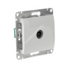 Механизм розетки "Glossa" 1-м. TV 1DB белый GSL000191 *10/60