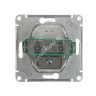 Механизм розетки "Glossa" 1-м. TV 1DB белый GSL000191 *10/60