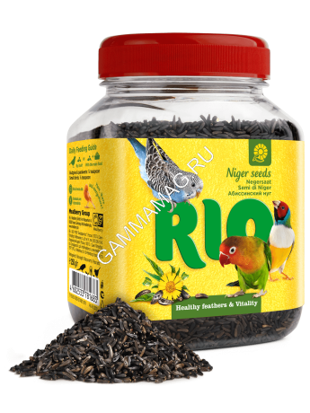 Rio 0,25кг лакомство Абиссинский нуг для всех видов птиц