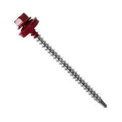 Саморезы кровельные BROZEX 4,8*70 RAL3005 (1000шт) (винно-красные) промтара к *1