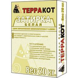 Затирка жаростойкая белая 5 кг Терракот *1/208