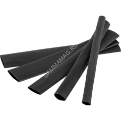 Трубка термоусаживаемая набор 2/1 3/1.5 4/2 5/2.5 6/3 (черный 100мм) Navigator 71919 *1/40/240