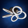Люстра 8592-5 12W coffe 650 мм 3 реж., пульт S=15м2 VERNER LIGHTING *1