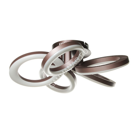 Люстра 8592-5 12W coffe 650 мм 3 реж., пульт S=15м2 VERNER LIGHTING *1