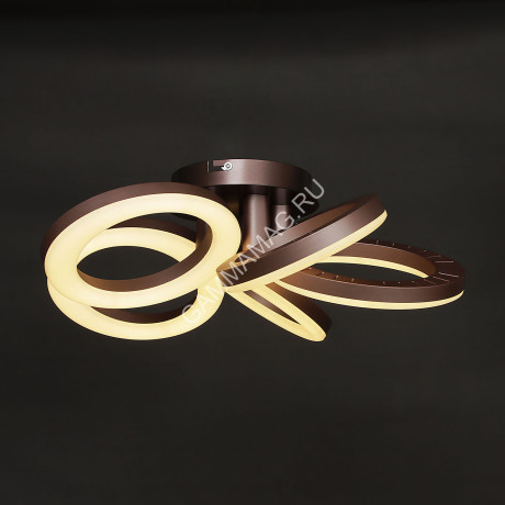 Люстра 8592-5 12W coffe 650 мм 3 реж., пульт S=15м2 VERNER LIGHTING *1
