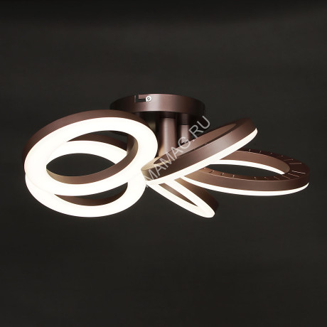 Люстра 8592-5 12W coffe 650 мм 3 реж., пульт S=15м2 VERNER LIGHTING *1