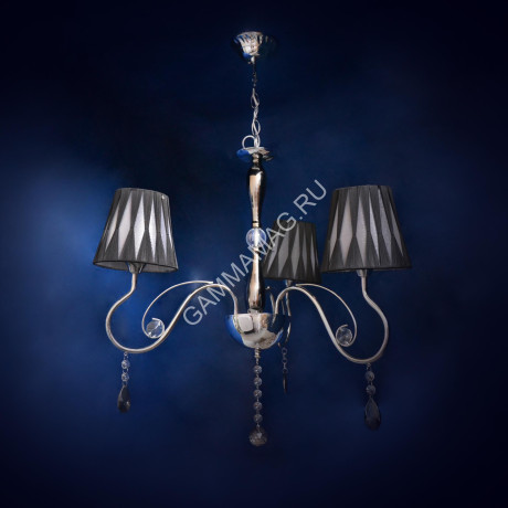Люстра N1079/3 CH Е27 3*40Вт (h=740; d=570) VERNER LIGHTING *1