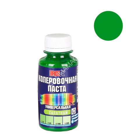 Колер паста салатный №12 0,1 л BROZEX *6/108