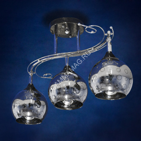 Люстра N3675/3 3*40W E27 220V (l-660;w-390;h-240) VERNER LIGHTING *1