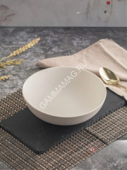 Тарелка фарфор. Domenik "Rock White" глубокая d20см DM8011 *6/24