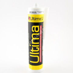 Герметик силиконовый универсальный черный 280мл "ULTIMA U" 1/12