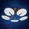 Люстра 8593-5 12W coffe 650 мм 3 реж. S=20м2 VERNER LIGHTING *1