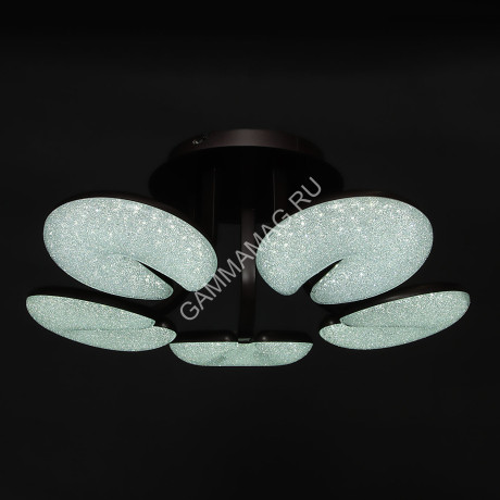 Люстра 8593-5 12W coffe 650 мм 3 реж. S=20м2 VERNER LIGHTING *1