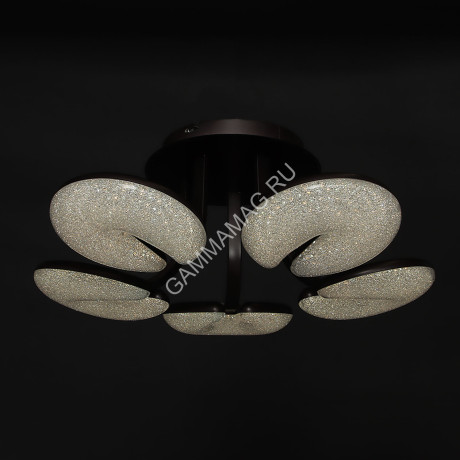 Люстра 8593-5 12W coffe 650 мм 3 реж. S=20м2 VERNER LIGHTING *1