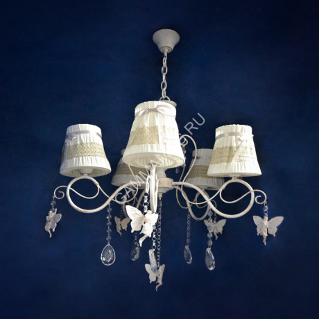 Люстра N2641/5 WG 5*40W E27 (d=620; h=830) S=20м2 VERNER LIGHTING *1